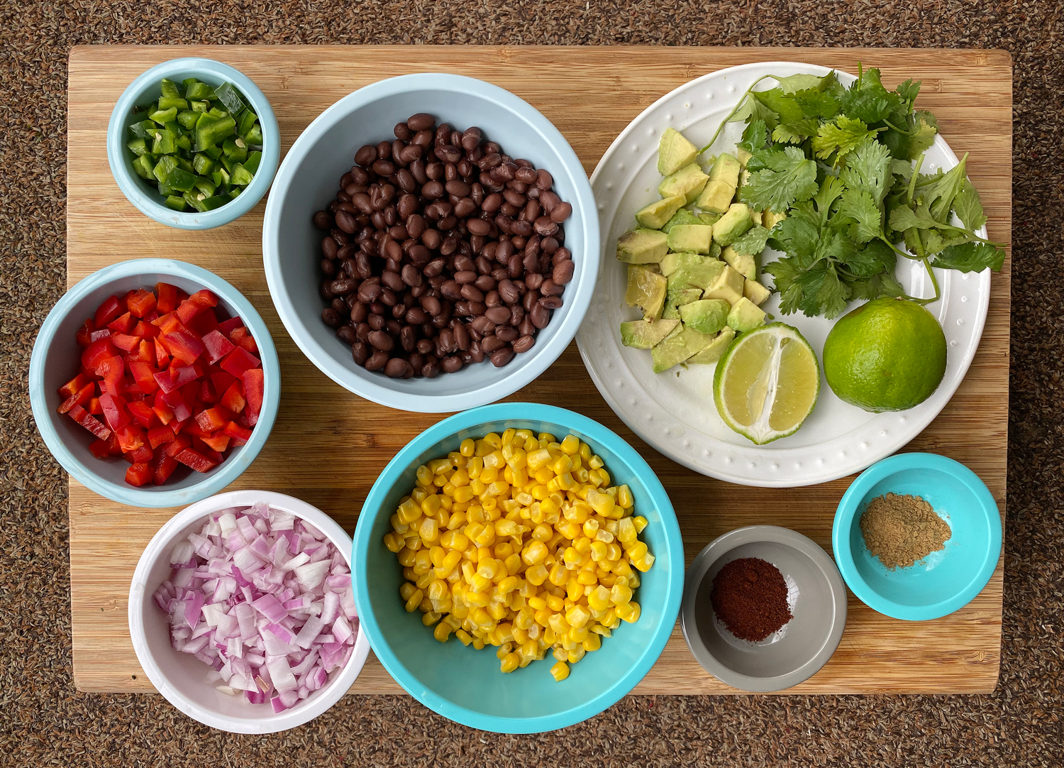 Honey Jalapeño Salmon with Black Bean and Corn Salsa