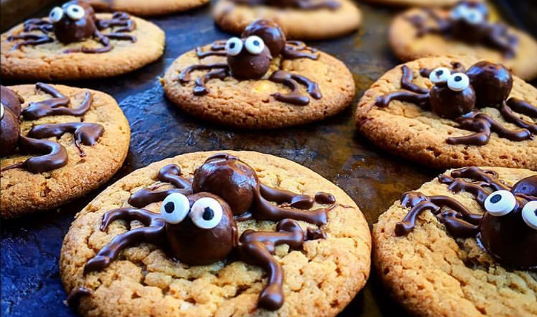 Halloween Spider Cookies