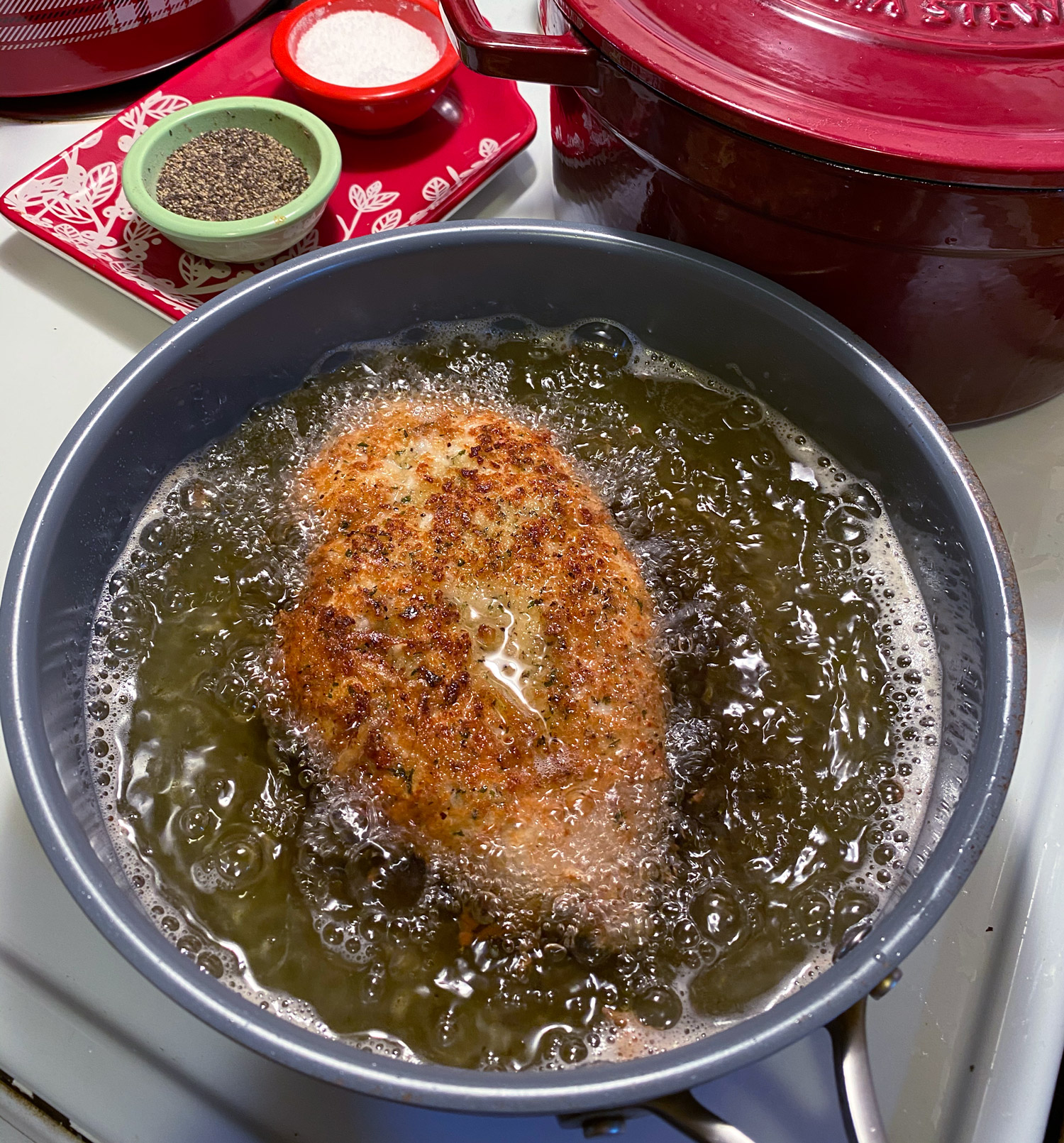 Chicken Parmesan with Spicy Marinara