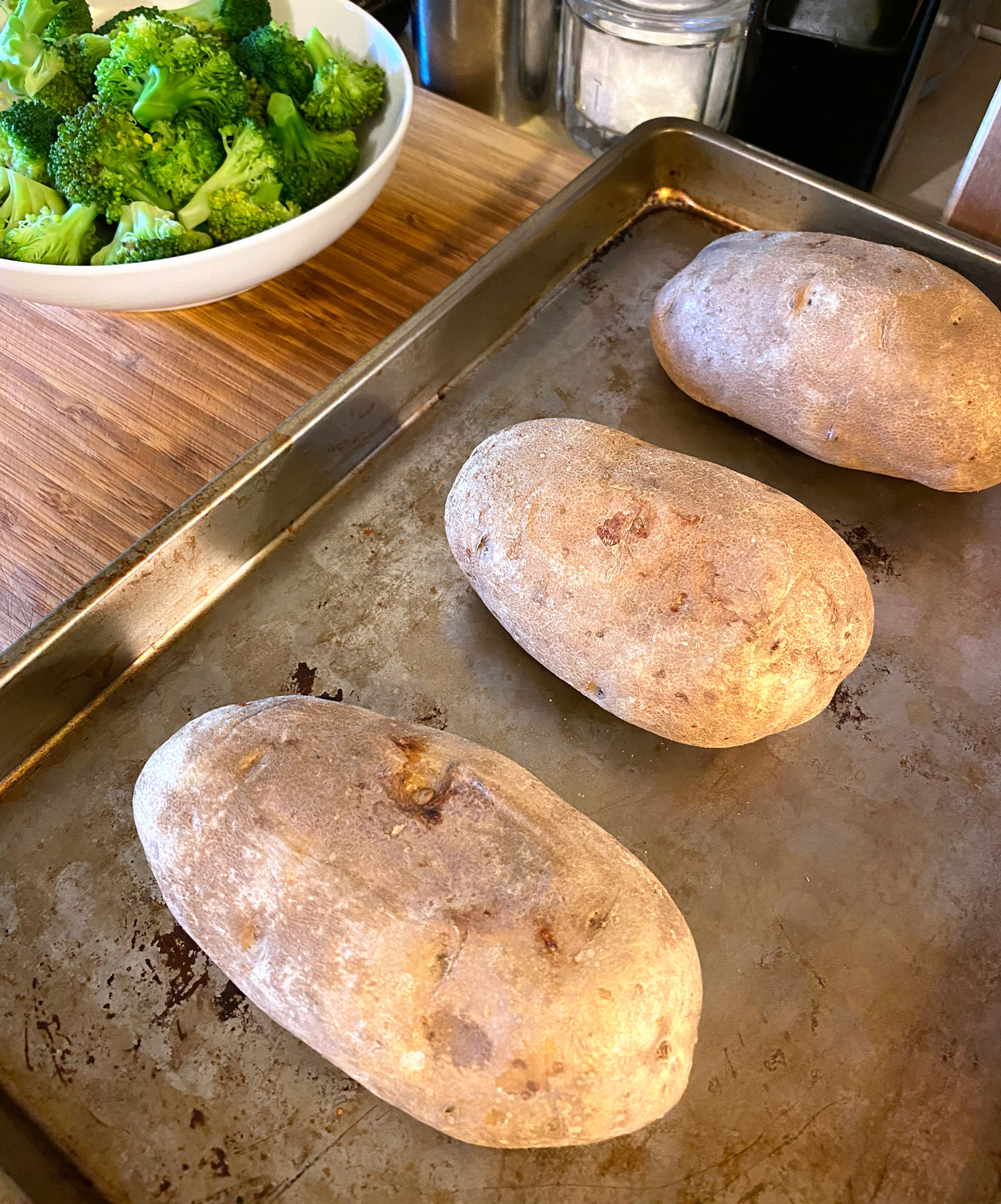 Broccoli, Bacon and Boursin Twice-Baked Potatoes