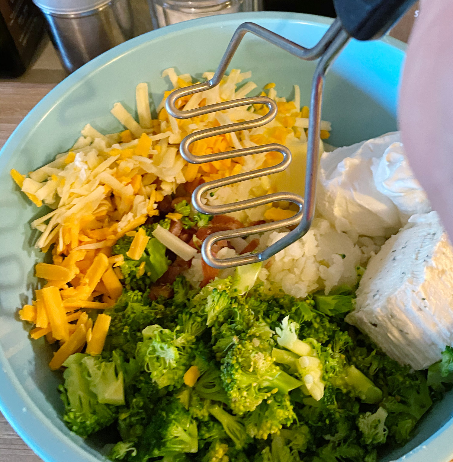 Broccoli, Bacon and Boursin Twice-Baked Potatoes