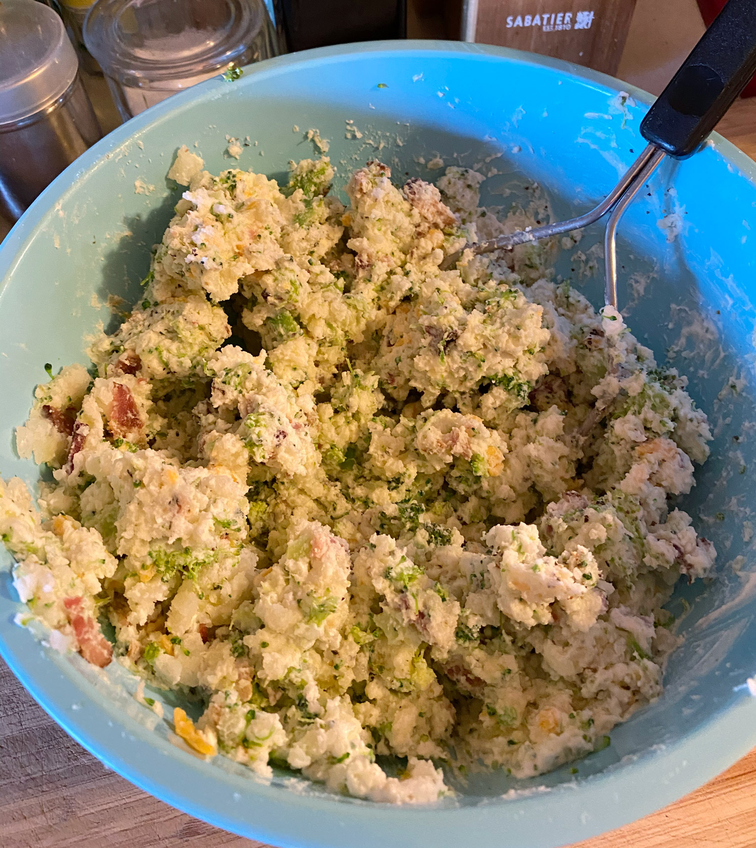 Broccoli, Bacon and Boursin Twice-Baked Potatoes