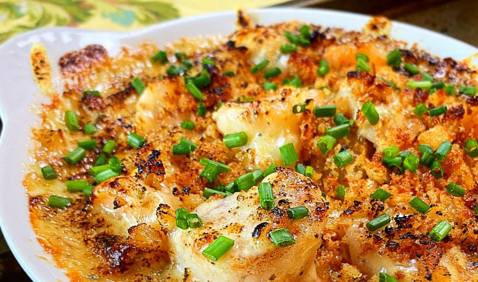 Scallop and Shrimp Gratin