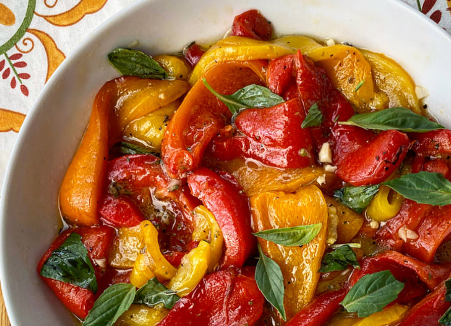 Marinated Roasted Peppers