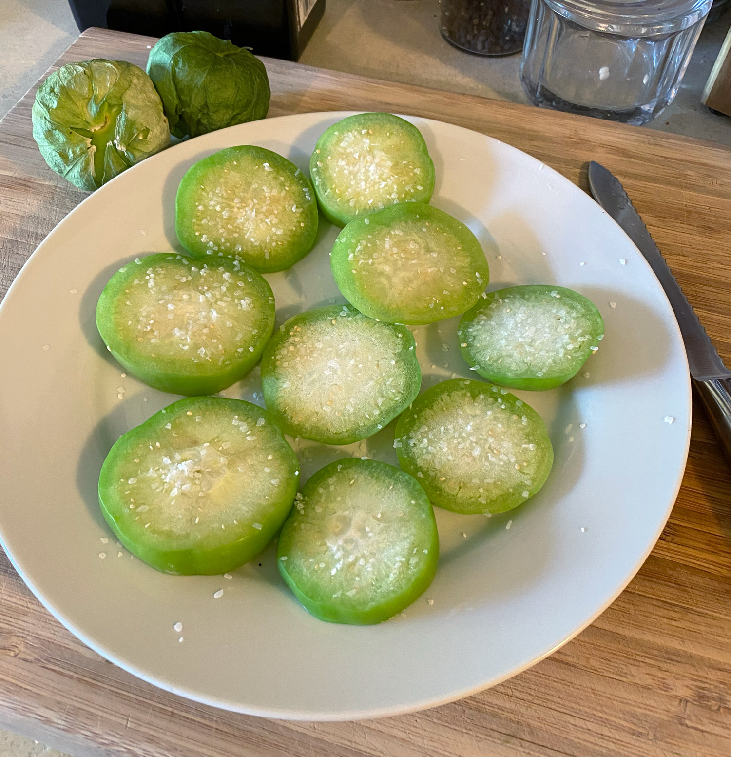 Fried Tomatillos