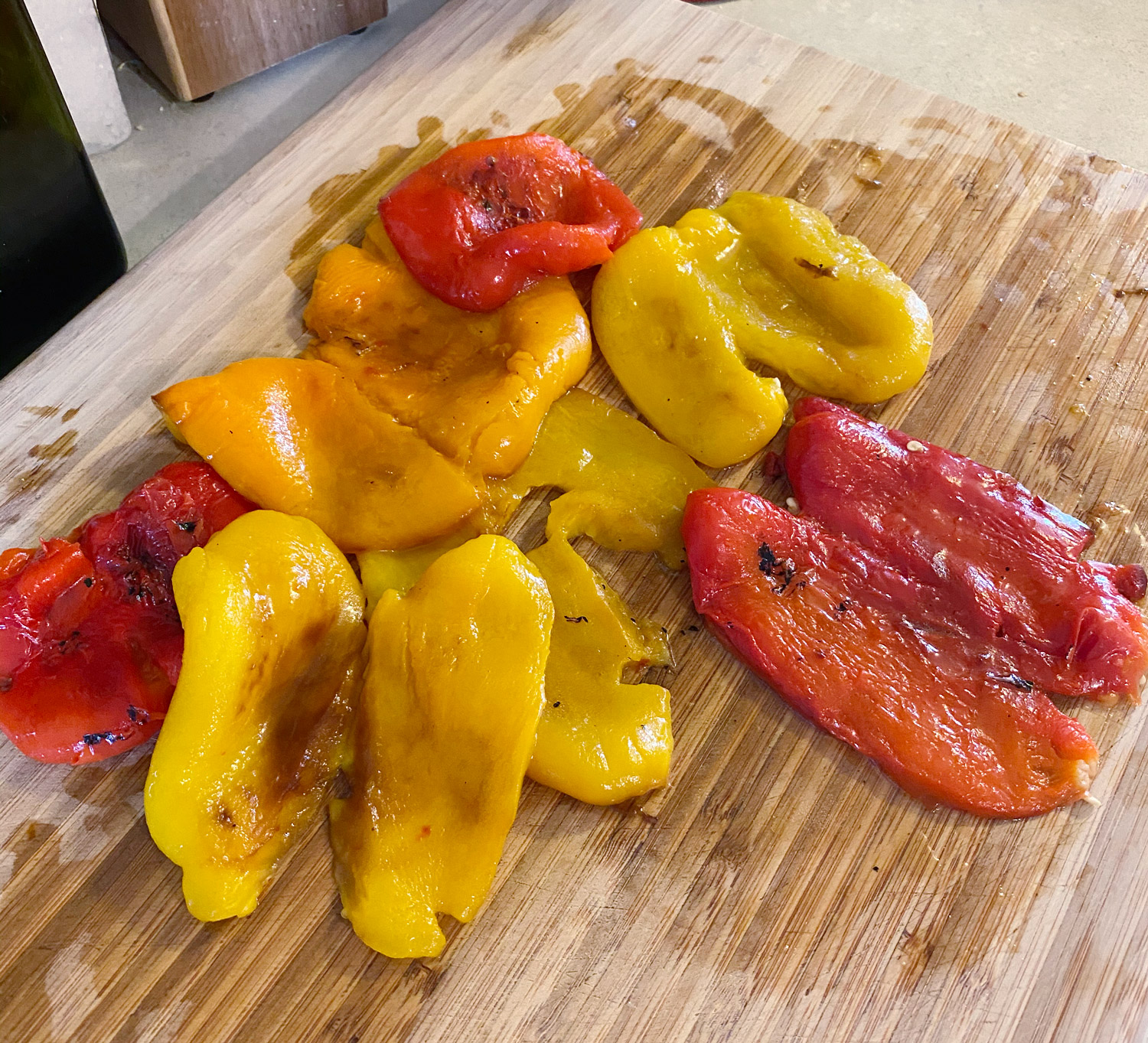 step-marinated-roasted-peppers-5 Marinated Roasted Peppers