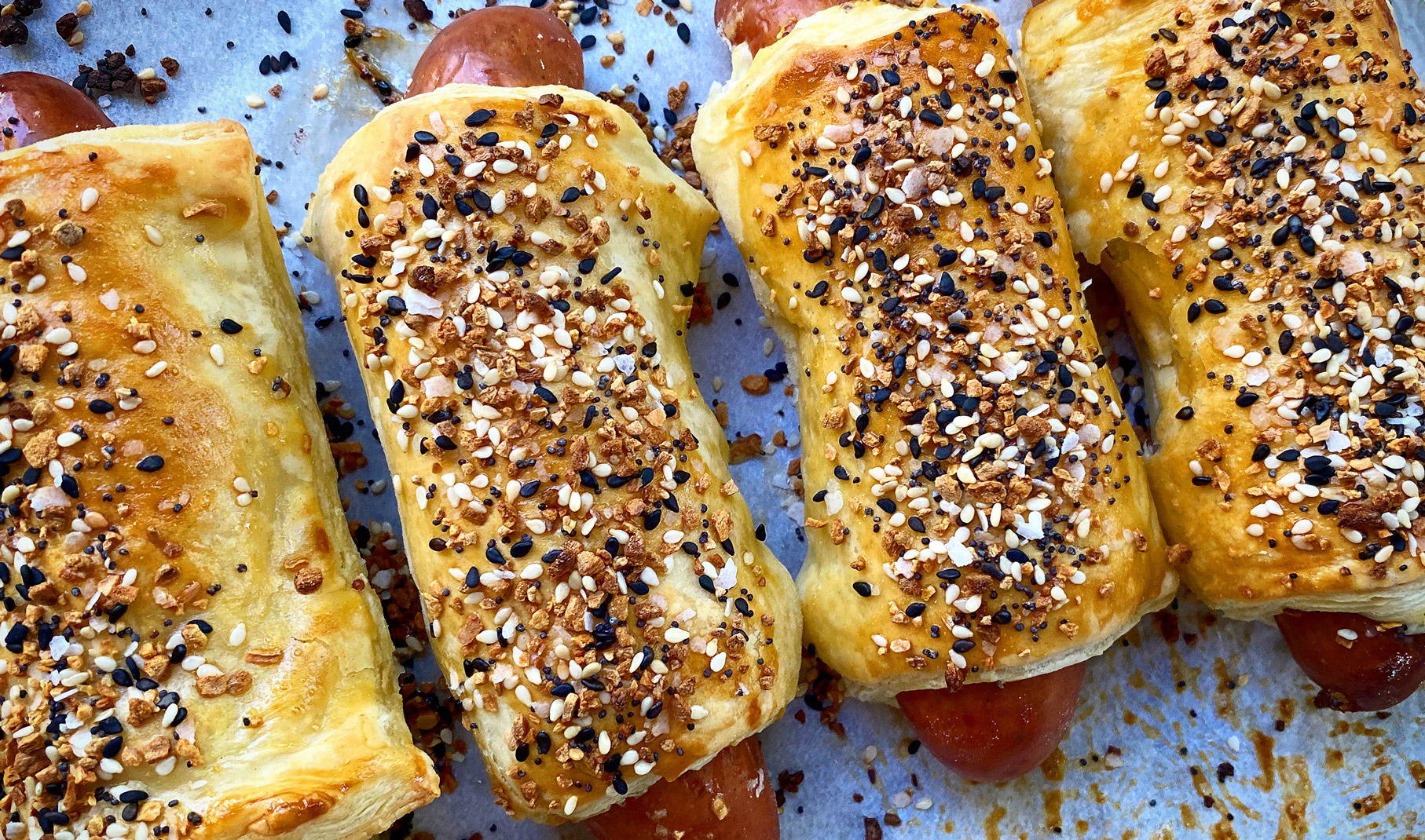 Everything Bagel Dogs